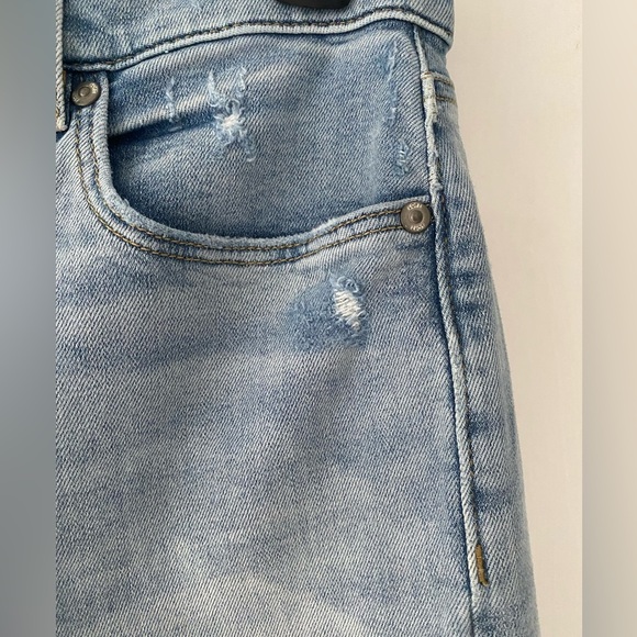 Loft Slim Flare Light Wash Denim Jeans Size 4 - Picture 2 of 5